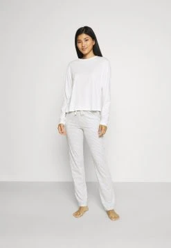 Marc O'Polo LOUNGE CREW NECK - Pyjama - Kalkweiß | Damen