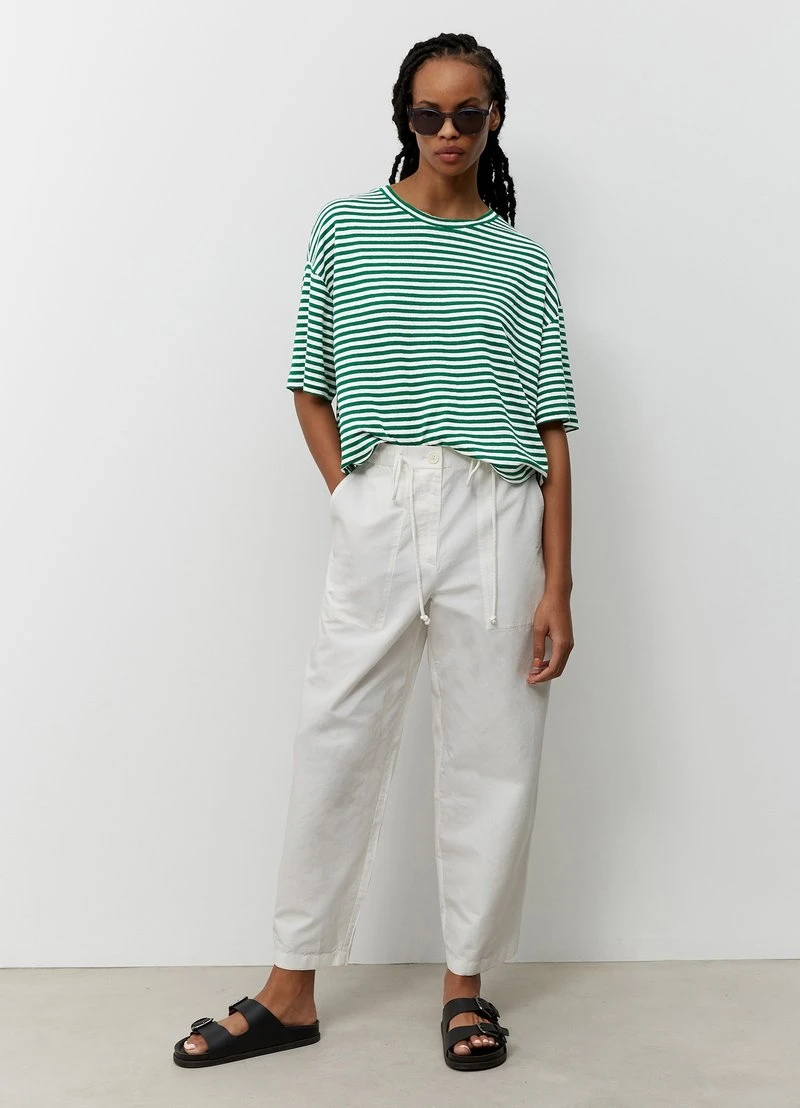 Marc O'Polo Damen LOOSE - T-Shirt Print - Multi Preppy Green 2 Marc O'Polo Damen LOOSE - T-Shirt Print - Multi Preppy Green – Bild 2