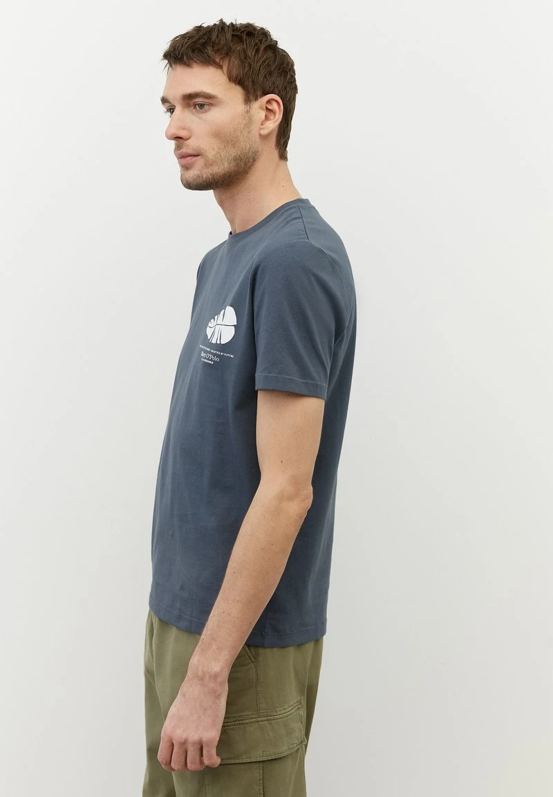 Marc O'Polo T-Shirt Print - Moon Stone | Herren 4 Marc O'Polo T-Shirt Print - Moon Stone | Herren – Bild 4