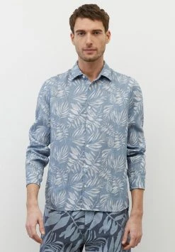 Marc O'Polo LANGARM - Hemd - Multi Spphire Ice | Herren