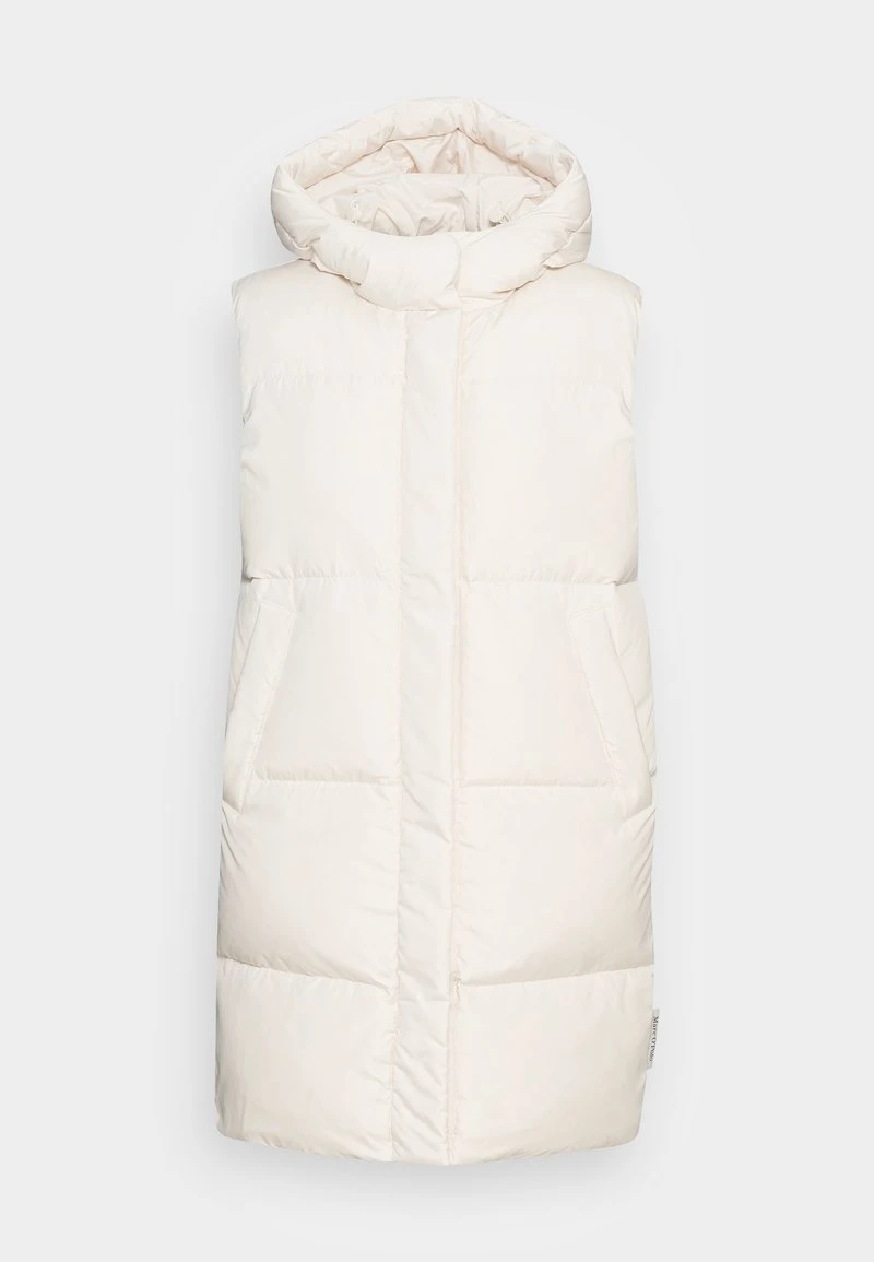 Marc O'Polo PUFFER LONG REAL FIX WELT POCKETS DRAWSTRING - Weste - Chalky Sand | Damen 4 Marc O'Polo PUFFER LONG REAL FIX WELT POCKETS DRAWSTRING - Weste - Chalky Sand | Damen – Bild 4
