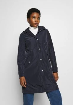 Marc O'Polo COAT TURN DOWN COLLAR DETACHABLE HOOD PRESSBUTTONS FRONT - Parka - Night Sky | Damen