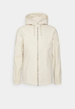 Marc O'Polo OVERSHIRT WITH HODDIE LONG SLEEVE WELT POCKETS ZIPP AT FRONT - Leichte Jacke - Gray Silk | Herren