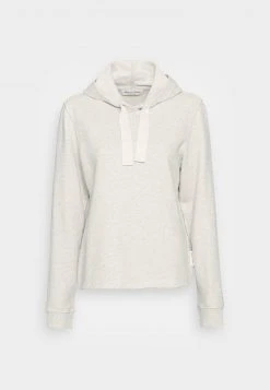 Marc O'Polo LONG SLEEVE HOODED CUFFS - Kapuzenpullover - Light Grey Melange | Damen