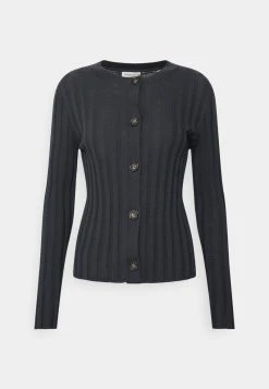 Marc O'Polo CARDIGAN LONGSLEEVE ROUND NECK BUTTON CLOSURE - Strickjacke - Deep Sky | Damen