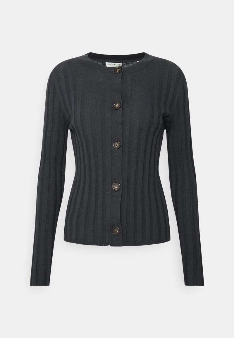 Marc O'Polo CARDIGAN LONGSLEEVE ROUND NECK BUTTON CLOSURE - Strickjacke - Deep Sky | Damen 1 Marc O'Polo CARDIGAN LONGSLEEVE ROUND NECK BUTTON CLOSURE - Strickjacke - Deep Sky | Damen