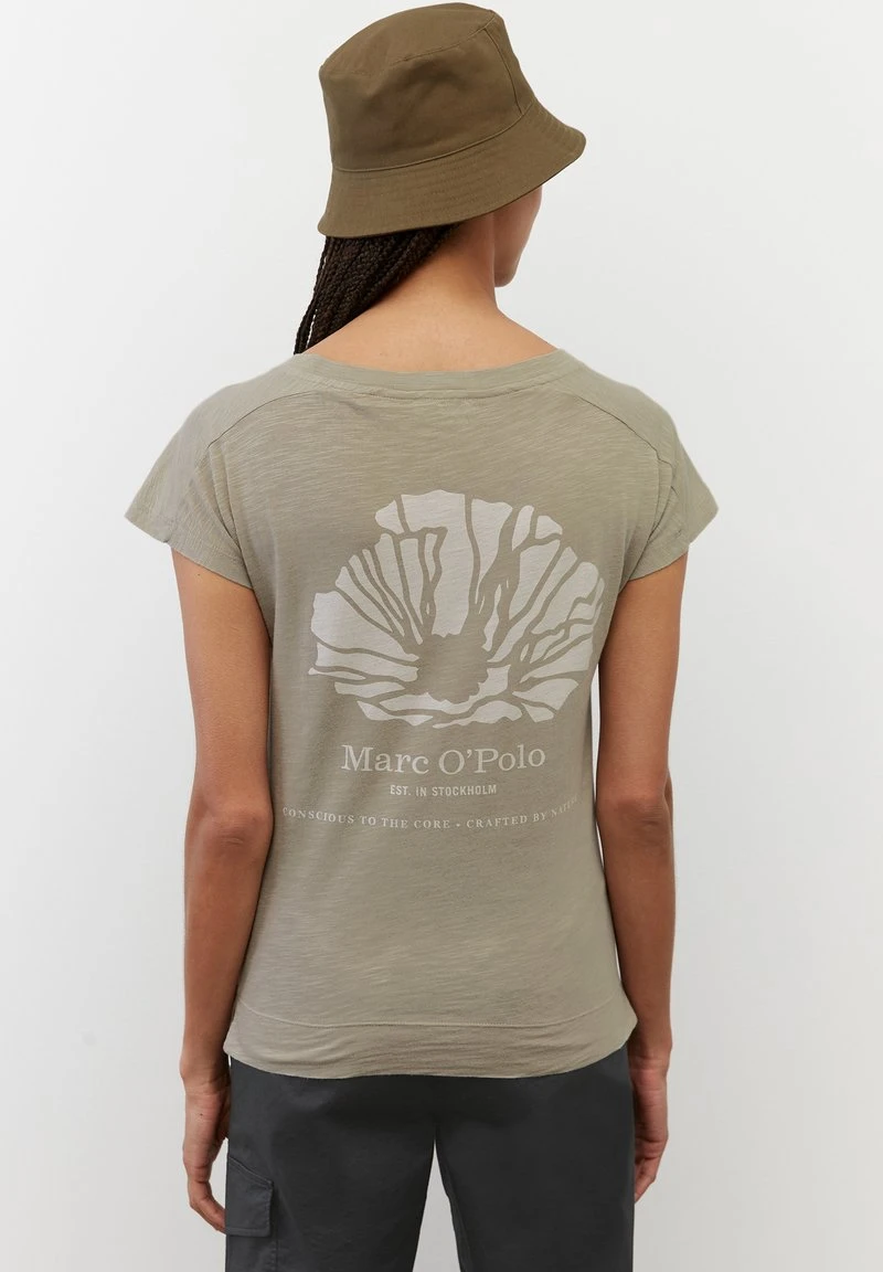 Marc O'Polo T-Shirt Print - Herbal Steam | Damen 2 Marc O'Polo T-Shirt Print - Herbal Steam | Damen – Bild 2