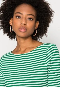 Marc O'Polo Damen SHORT SLEEVE BOAT NECK STRIPED - T-Shirt Print - Multi/preppy Green -Marc O'Polo Verkäufe f95e3f40e6284ed38ca89c8e5c5ff221
