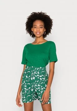 Marc O'Polo SHORT SLEEVE BOAT NECK - T-Shirt Basic - Preppy Green | Damen