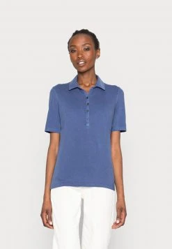 Marc O'Polo Damen SHORT SLEEVE GARMENT DYED - Poloshirt - Noble Blue