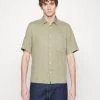 Marc O'Polo KENT COLLAR SHORT SLEEVE ONE CHEST POCKET - Hemd - Petrified Oak | Herren