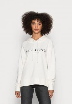 Marc O'Polo HOODED LOGO - Sweatshirt - Off White | Damen