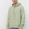 Marc O'Polo LONG SLEEVE ARTWORK - Kapuzenpullover - Pistachio Gray | Herren