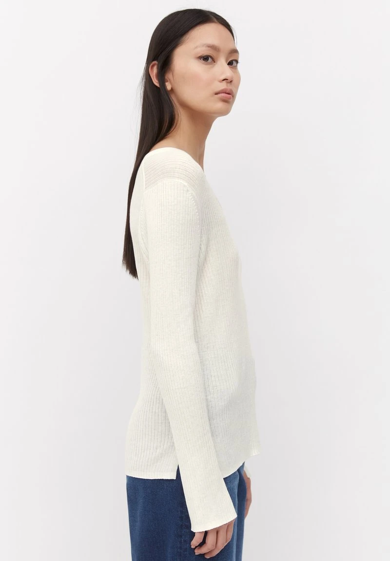 Marc O'Polo LONGSLEEVE - Strickpullover - Salty White | Damen 5 Marc O'Polo LONGSLEEVE - Strickpullover - Salty White | Damen – Bild 5