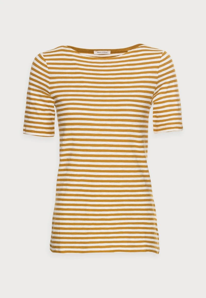 Marc O'Polo SHORT SLEEVE BOAT NECK - T-Shirt Print - Multi/sweet Corn | Damen 5 Marc O'Polo SHORT SLEEVE BOAT NECK - T-Shirt Print - Multi/sweet Corn | Damen – Bild 5