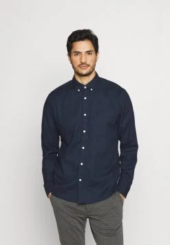Marc O'Polo BUTTON DOWN LONG SLEEVE ONE POCKET STITCHED GENUINE PLACKET - Hemd - Total Eclipse | Herren