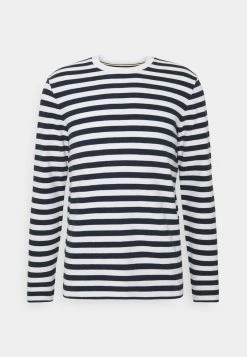 Marc O'Polo Herren Langarmshirt - Multi/total Eclipse