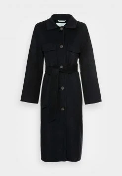 Marc O'Polo DOUBLE FACE COAT TURN DOWN COLLAR FRONT BUTTONS - Klassischer Mantel - Deep Sky | Damen -Marc O'Polo Verkäufe fdbe1b9ccddb47d494a81119ac591fd5