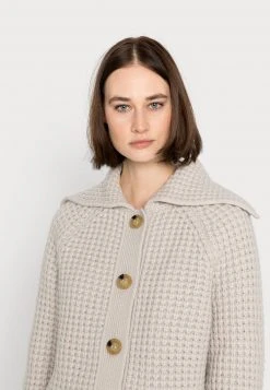 Marc O'Polo CARDIGAN LONGSLEEVE COLLAR BUTTON CLOSURE - Strickjacke - Stone Powder | Damen -Marc O'Polo Verkäufe fdec12a6f3b64985ac1680eb185b9984