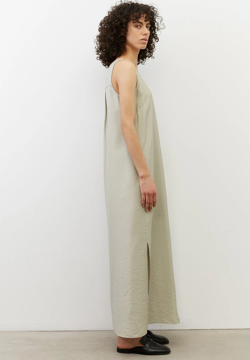 Marc O'Polo DRESS FLUENT STYLE PLEAT AT BACK MIDI LENGTH - Maxikleid - Herbal Steam | Damen 4 Marc O'Polo DRESS FLUENT STYLE PLEAT AT BACK MIDI LENGTH - Maxikleid - Herbal Steam | Damen – Bild 4